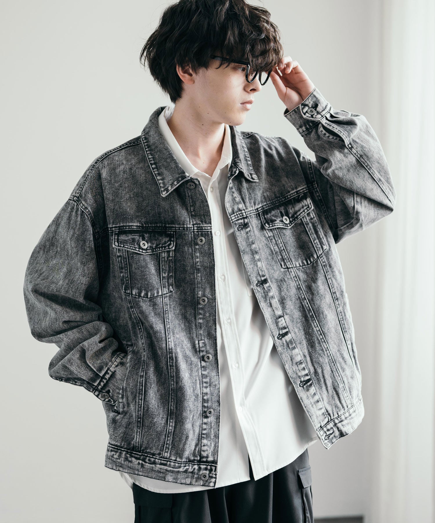 ケミカル加工オーバーサイズデニムジャケット/Gジャン – Rocky Monroe