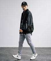 綿タッチ裏起毛イージージョガーパンツ/コットンタッチスウェットパンツ 14985