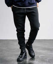 綿タッチ裏起毛イージージョガーパンツ/コットンタッチスウェットパンツ 14985