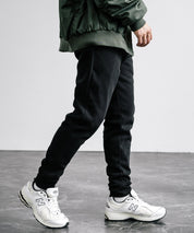 綿タッチ裏起毛イージージョガーパンツ/コットンタッチスウェットパンツ 14985