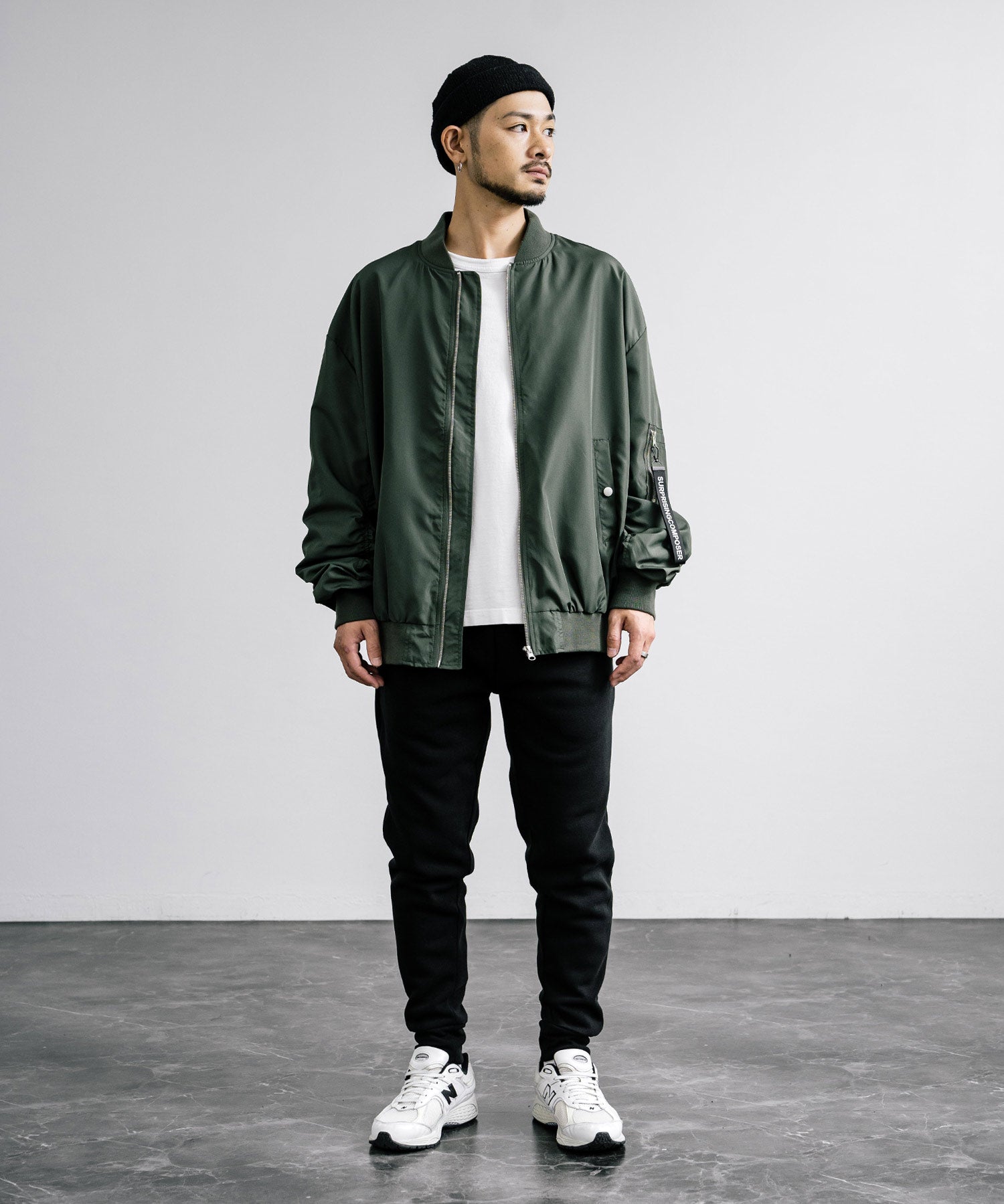 綿タッチ裏起毛イージージョガーパンツ/コットンタッチスウェットパンツ 14985