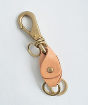 Butler Verner Sails バトラーバーナーセイルズ 日本製 国産ブラス×栃木レザーダブルキーホルダー JA-1897 11048