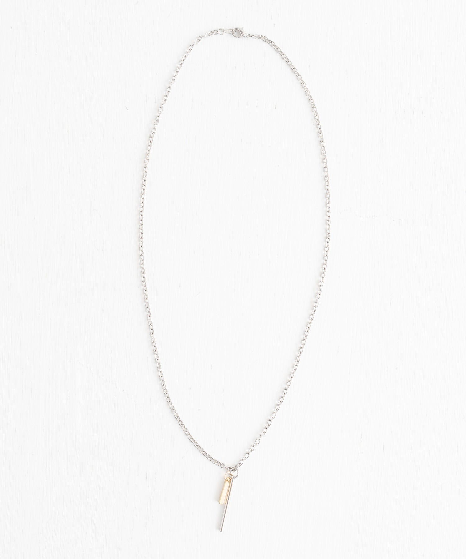 チャーム付きデザインチェーン合金ネックレス 11630