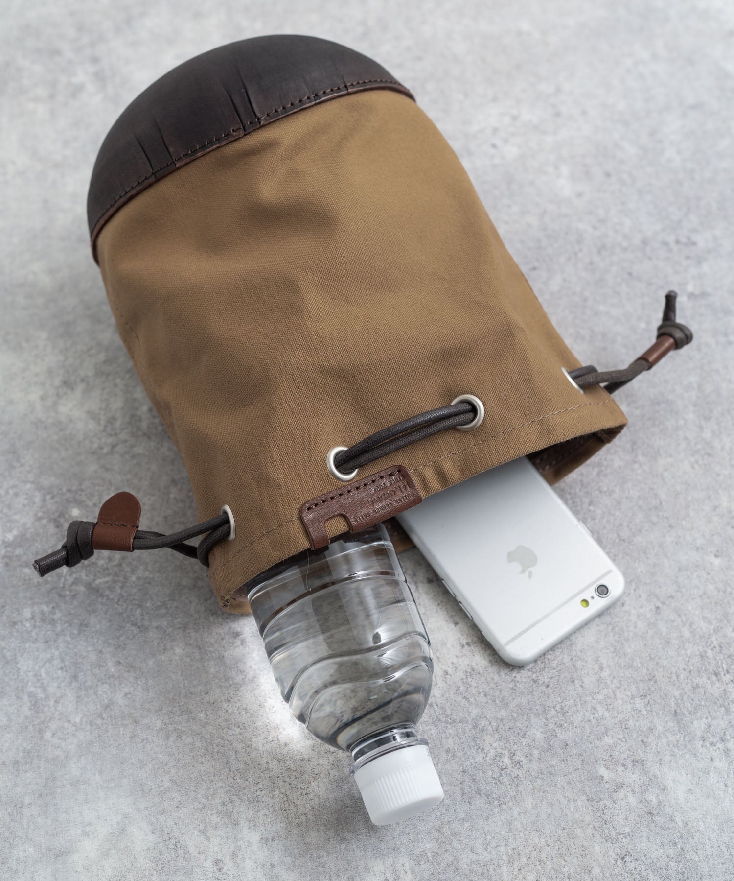 Butler Verner Sails バトラーバーナーセイルズ 日本製 国産 モールドレザー巾着ショルダー JA-2141 11034