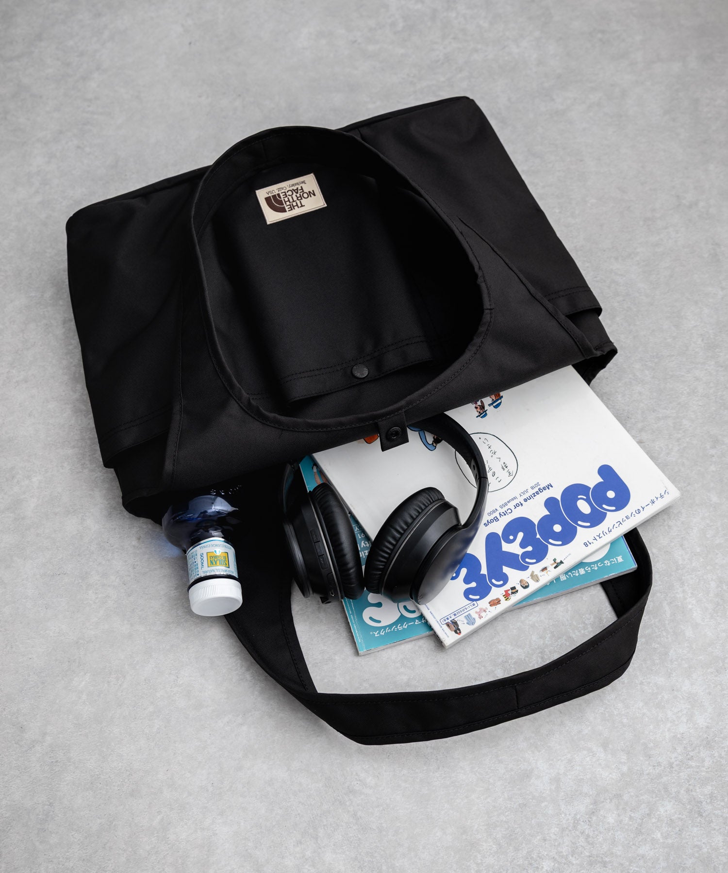 THE NORTH FACE WHITE LABEL WL TRIG BAG ナイロンデニムワンポイントロゴショルダートートバッグ 16204