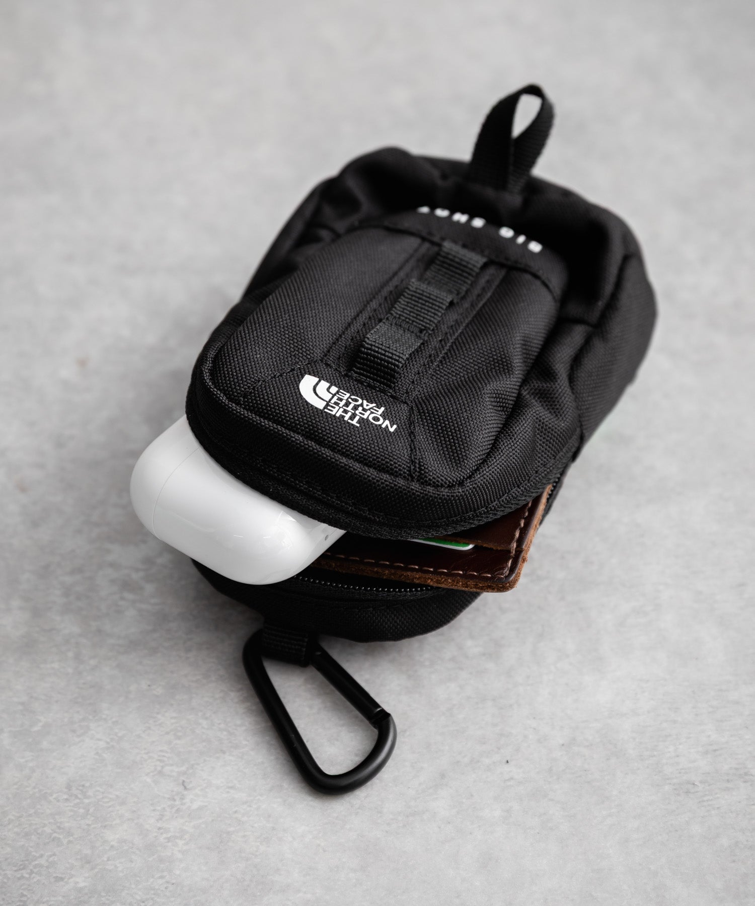 THE NORTH FACE ザ・ノースフェイス MINI BIG SHOT POUCH カラビナ付き