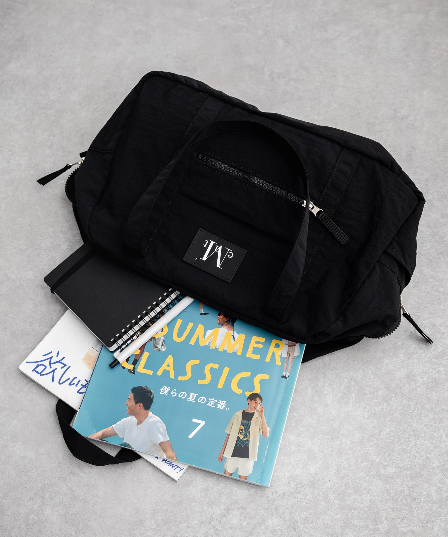 MUCENT ムセント AMANDA FRONT POCKET SHOULDER BAG UNISEX ボストン