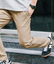 新色追加 多機能 接触冷感ストレッチイージーテーパードパンツ 15369