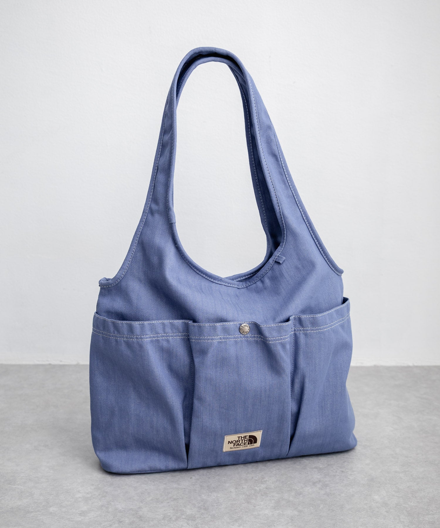 THE NORTH FACE WHITE LABEL WL TRIG BAG ナイロンデニムワンポイントロゴショルダートートバッグ 16204