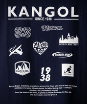 KANGOL カンゴール 別注コラボ 接触冷感オーバーサイズバックプリント半袖Tシャツ 15622