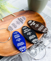 Butler Verner Sails 日本製 CHECK IN KEY TAG ワイヤーリングアクリルキーホルダー JA-3088 16239