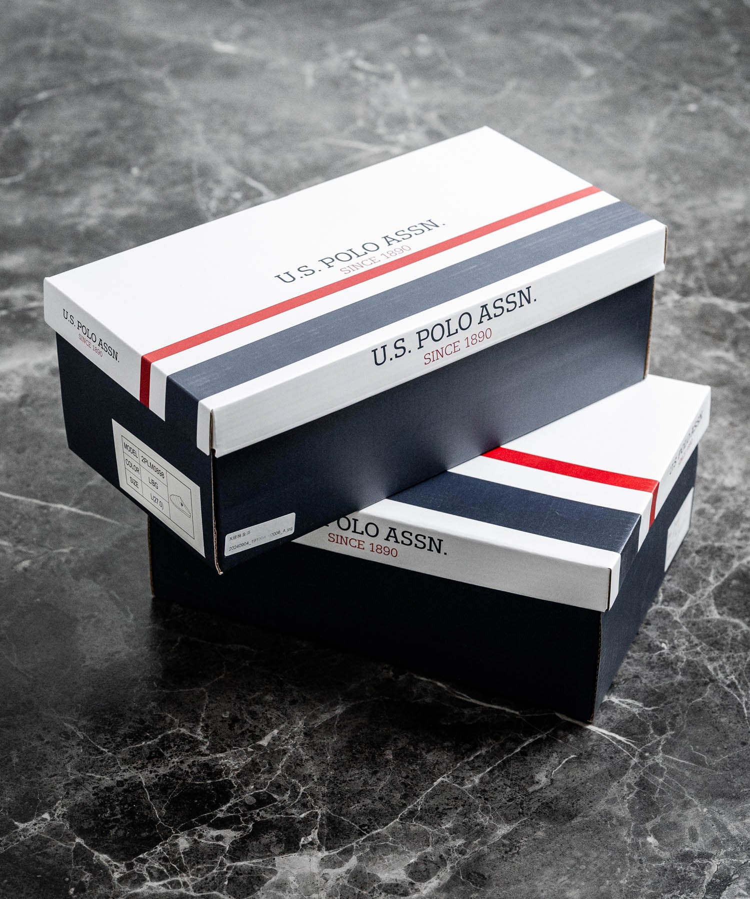 新色追加 U.S. POLO ASSN. ユーエスポロアッスン 厚底ボリュームソールコンビネーションレースアップスニーカー 14137