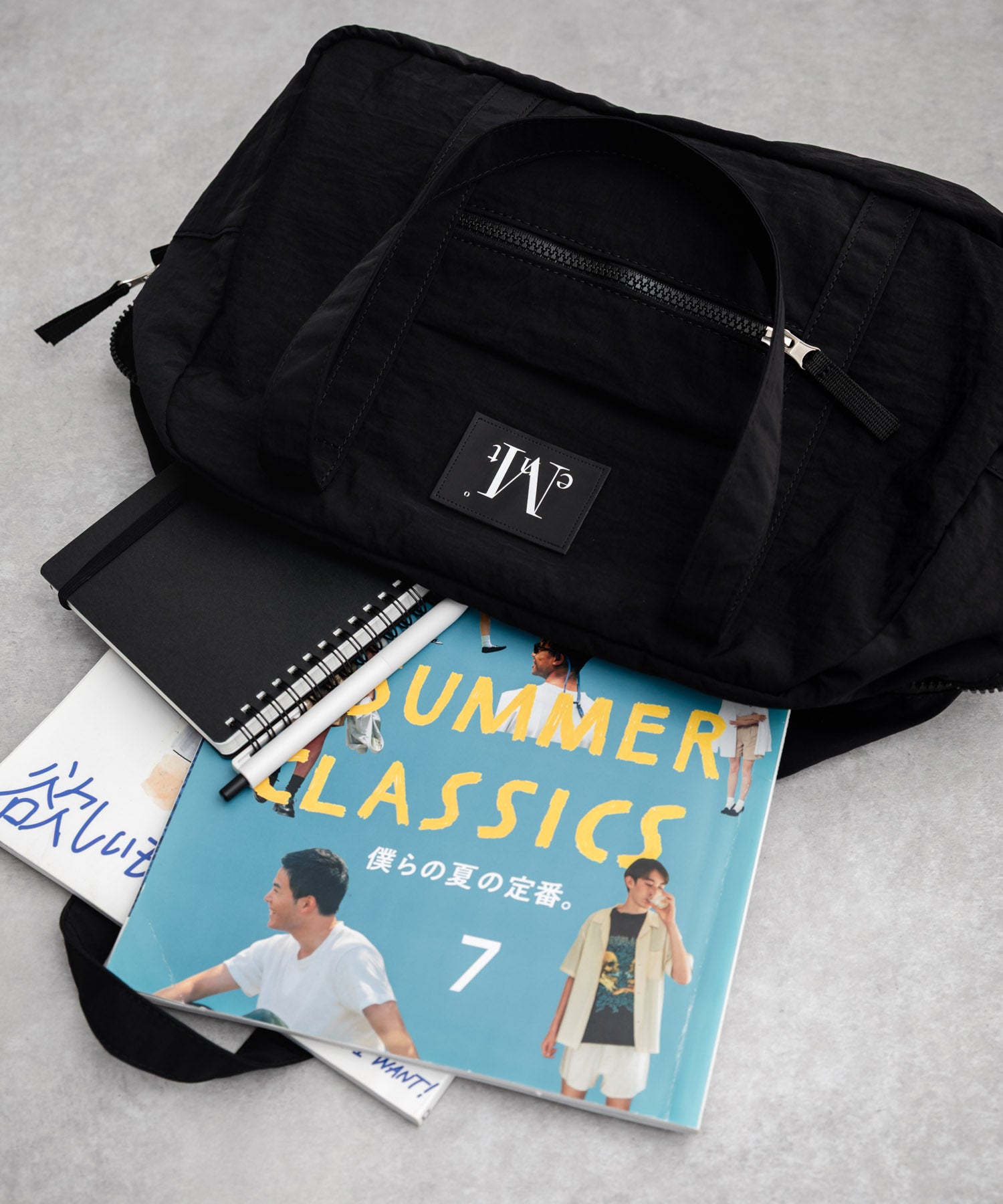MUCENT ムセント AMANDA FRONT POCKET SHOULDER BAG UNISEX ボストン