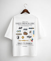 ddp別注コラボ オーバーサイズバックプリント半袖Tシャツ 15689