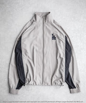 MLB メジャーリーグベースボール NYY LAD SD 別注 オーバーサイズ ナイロントラックジャケット/ワンポイントロゴ刺繍スタンドネックブルゾン 16321