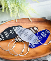 Butler Verner Sails 日本製 CHECK IN KEY TAG ワイヤーリングアクリルキーホルダー JA-3088 16239