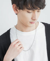 ステンレスデザインチェーンネックレス 11631