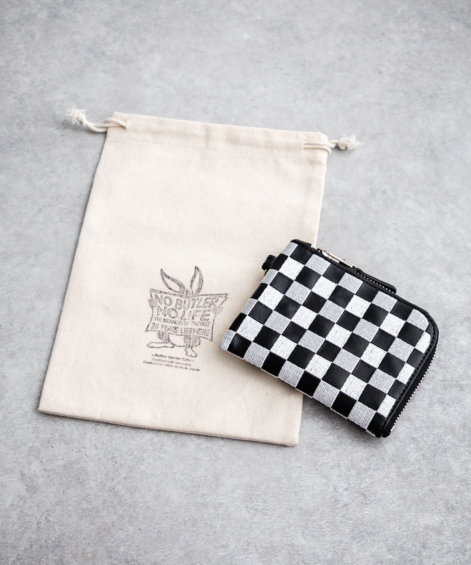 Butler Verner Sails バトラーバーナーセイルズ 日本製 国産 カウレザー刺繍L字ジップハーフウォレット JW-2989 15458