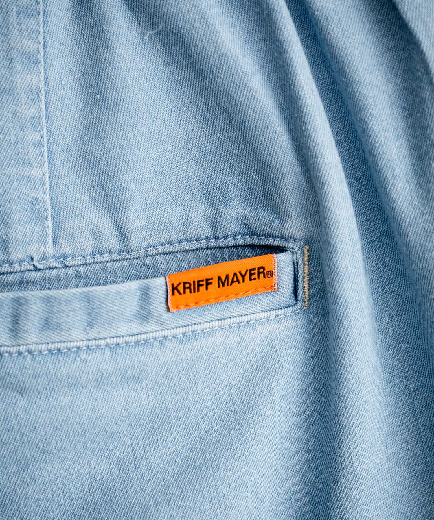 KRIFF MAYER クリフメイヤー 接触冷感デニムタックイージーパンツ 2457100