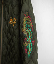 YOIDORE 酔いどれ スーベニア刺繍キルティング2wayリバーシブルジャケット 14890