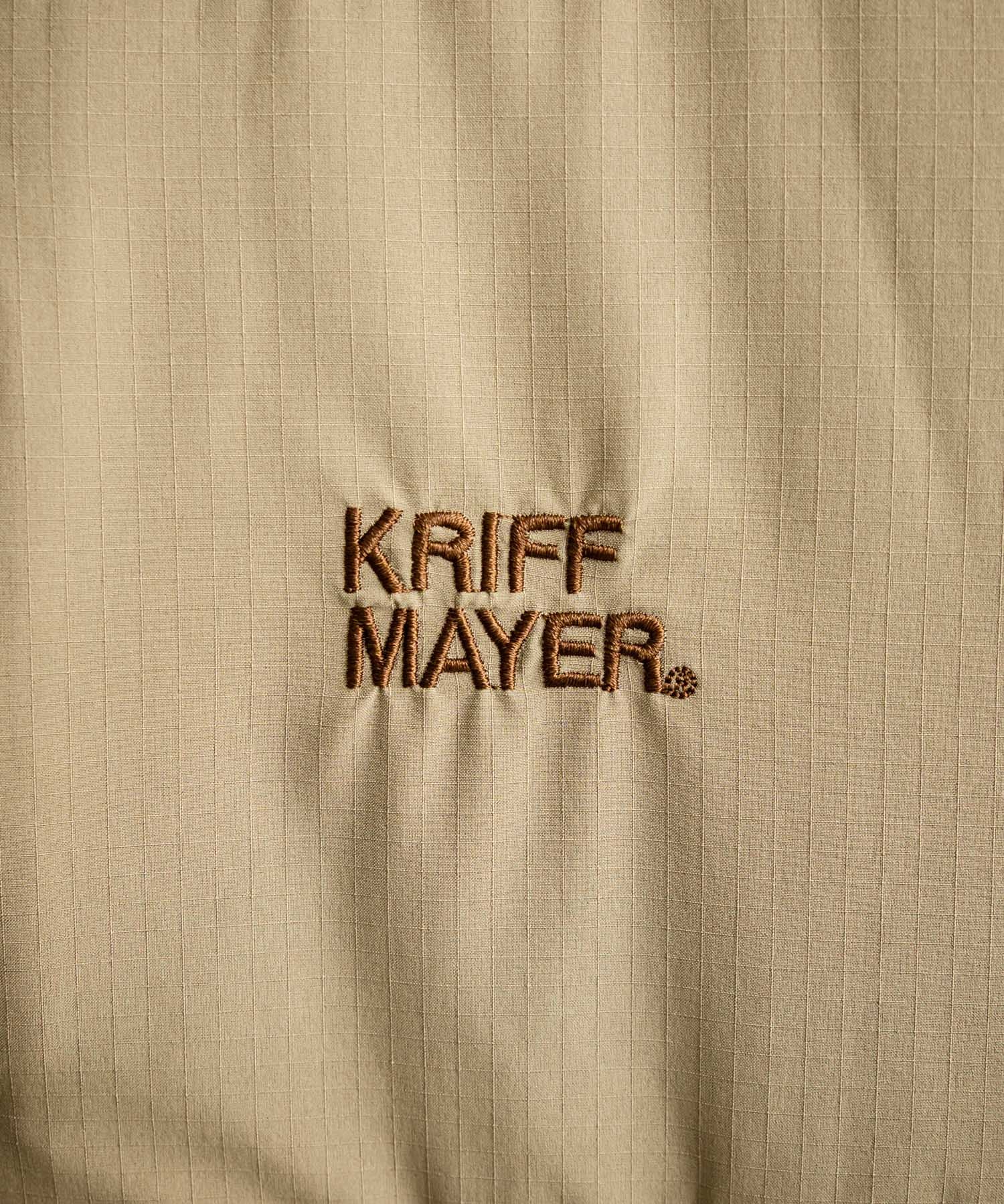 KRIFF MAYER クリフメイヤー オーバーサイズ中綿アクティブフードジャケット/ワンポイントロゴ刺繍マウンテンパーカー 2517802 14881