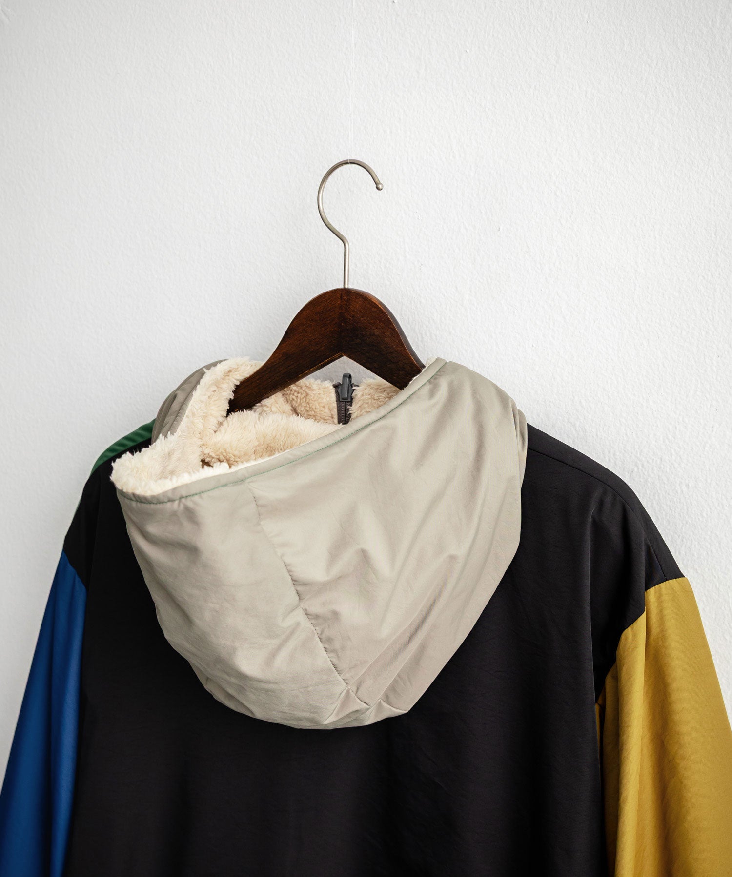KRIFF MAYER クリフメイヤー2WAY リバーシブル ひっくりフード付きボアジャケット/ロゴ刺繍入りマウンテンパーカー 2514403 14795