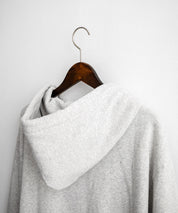 HUF ハフ ALL CAPS F/Z HOODIE オーバーサイズ裏起毛ワンポイントロゴ刺繍フルジップパーカー 15058