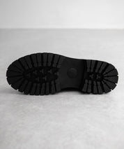 フェイクレザー厚底モカシンボートシューズ/デッキシューズ 15291