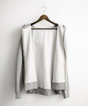 KANGOL カンゴール 別注コラボオーバーサイズ裏起毛ロゴ刺繍フルジップパーカー 14628 【セットアップ可能】