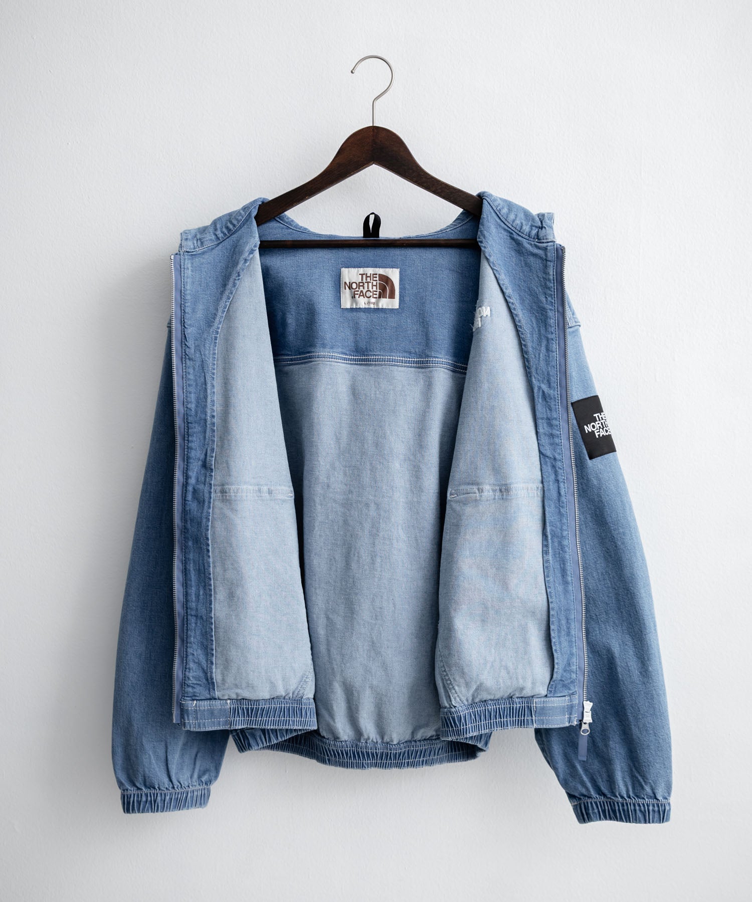 日本未展開モデル THE NORTH FACE WHITE LABEL ホワイトレーベル ザ・ノースフェイス BRIS DENIM JACKET デニムパーカー/デニムジャケット 16380