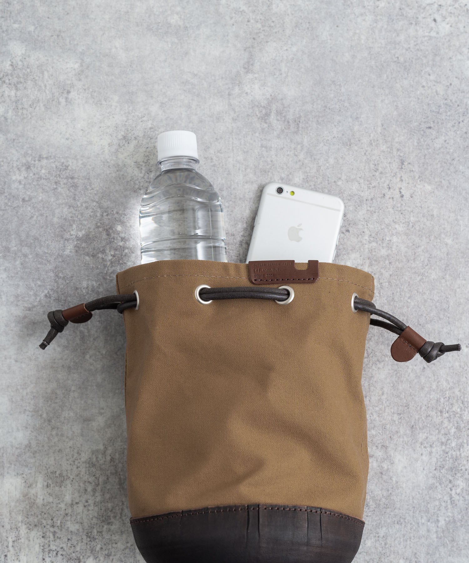 Butler Verner Sails バトラーバーナーセイルズ 日本製 国産 モールドレザー巾着ショルダー JA-2141 11034