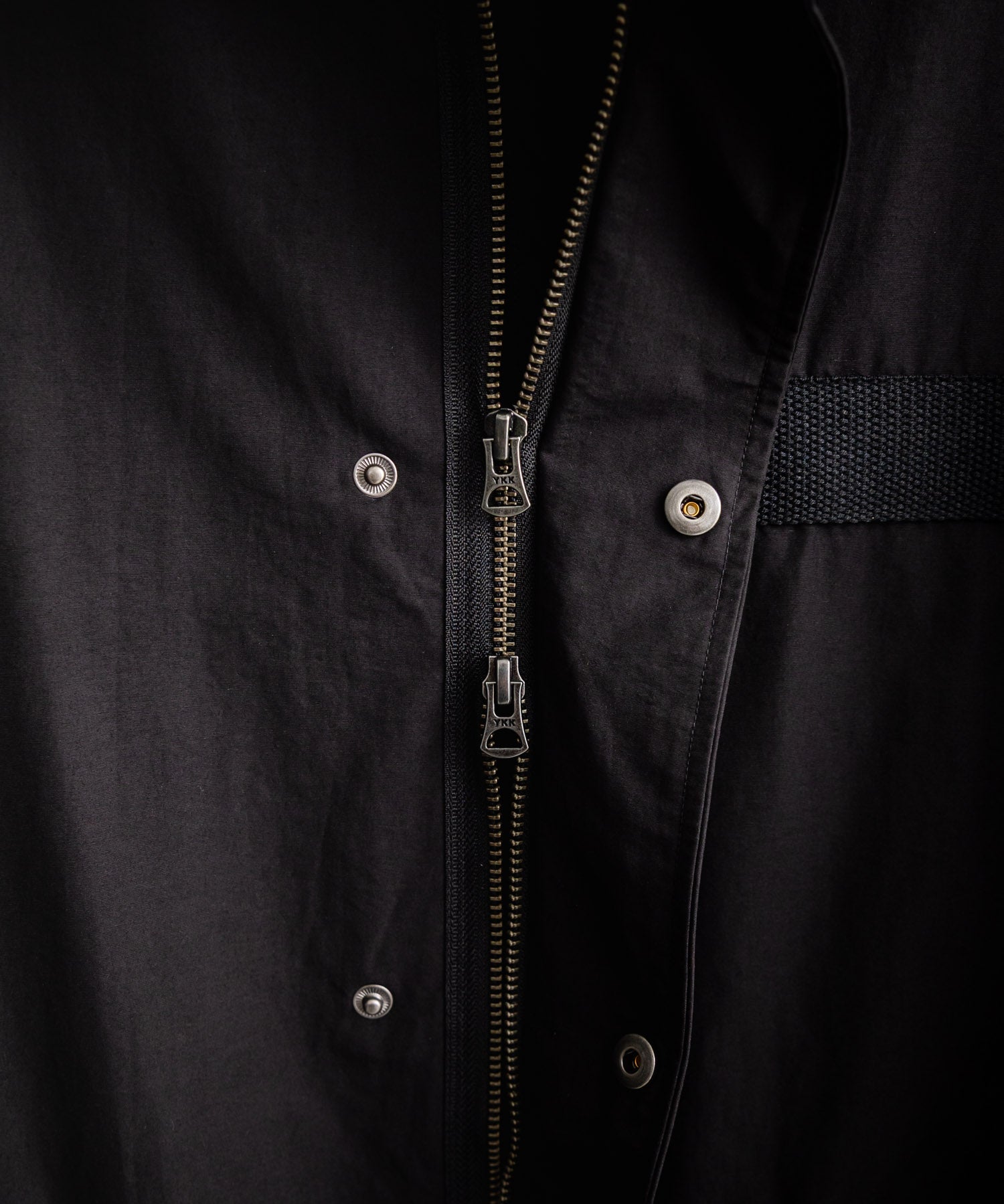 Audience オーディエンス 綿ナイロン高密度ポプリン M-90ロング丈スタンドネックモッズコート AUD7355 15252