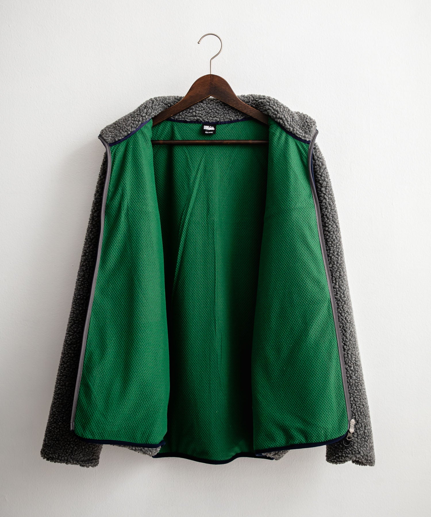 FIRST DOWN ファーストダウン BOA FLEECE JKT ロゴ刺繍タンブリングボアフリースジャケット F942021 14981