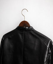 PUレザーシングルライダースジャケット　14681