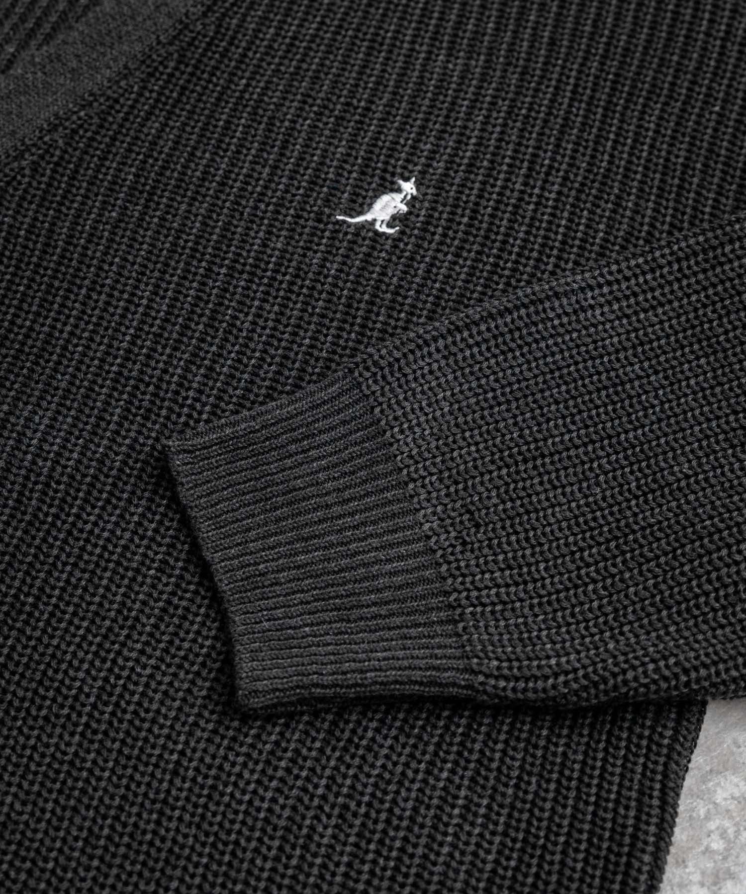 KANGOL カンゴール 別注コラボワンポイント刺繍ニットカーディガン