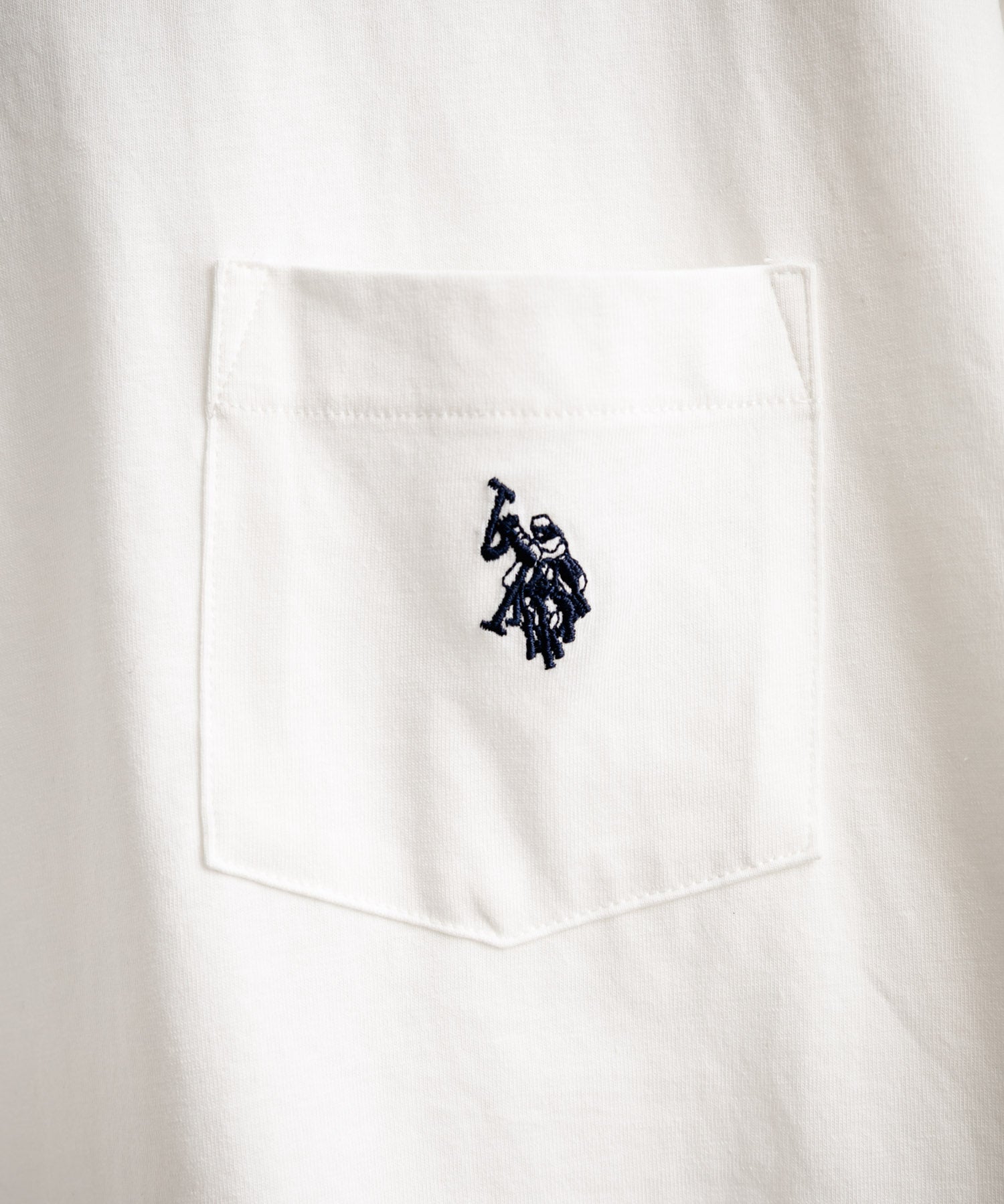 U.S.POLO ASSN. ユーエスポロアッスン バックプリント/無地/ボーダー オーバーサイズクルーショートスリーブTシャツ