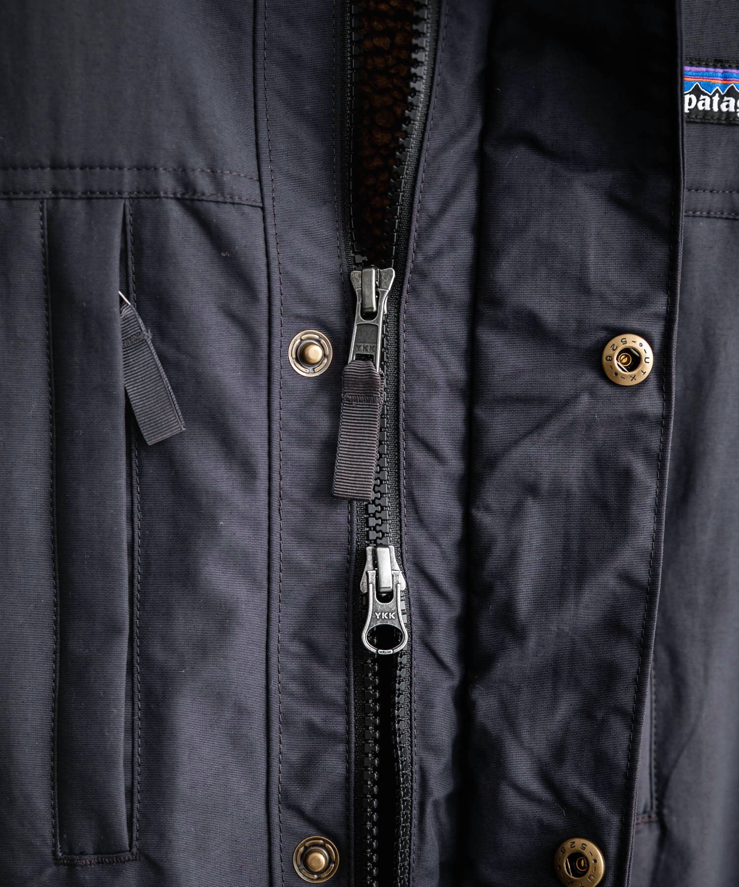 Patagonia パタゴニア M S ISTHMUS PARKA イスマスパーカー/撥水マウンテンパーカー/裏フリースナイロンジャケット 16535