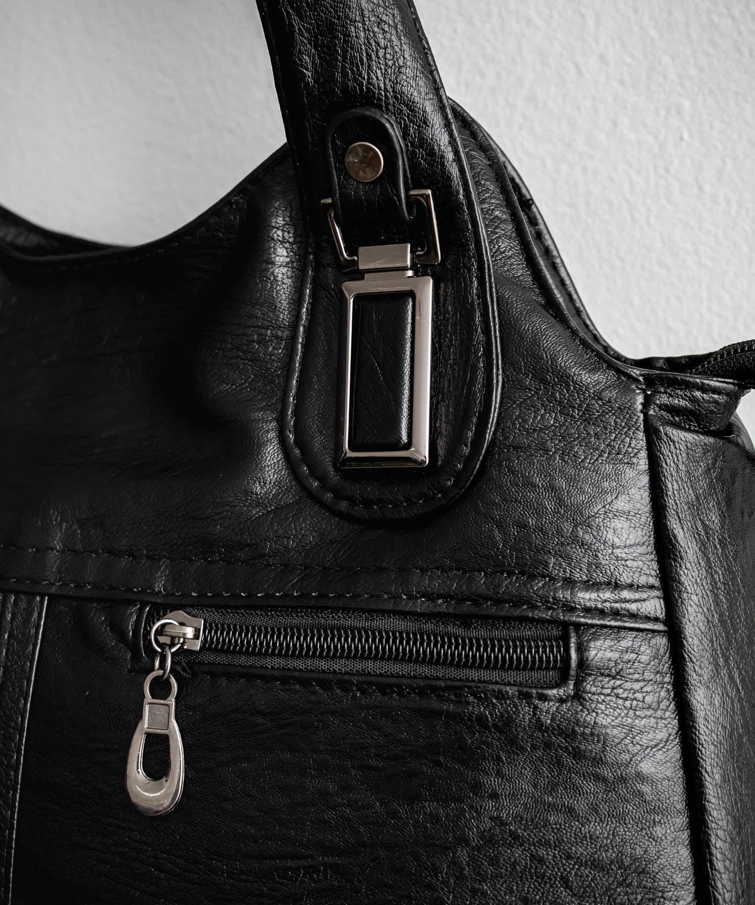 2WAY PUレザーショルダーバッグ/トートバッグ 15506