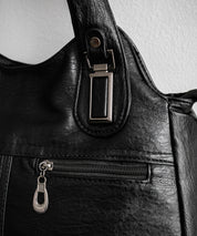 2WAY PUレザーショルダーバッグ/トートバッグ 15506