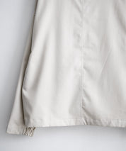 オーバーサイズTRストレッチスタンドカラージャケット ジップアップショートブルゾン 14120