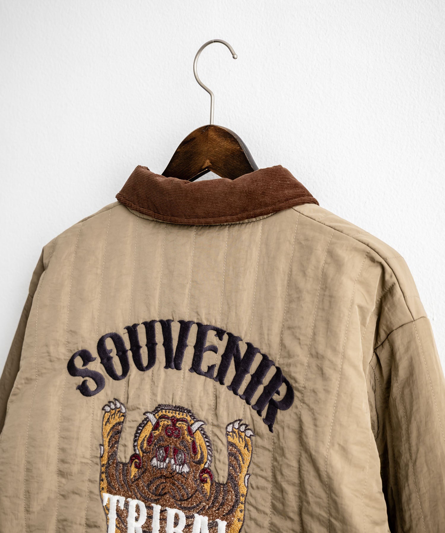 KRIFF MAYER クリフメイヤー スーベニア刺繍キルトコーチジャケット/ナイロンキルティングブルゾン 2515104 14884