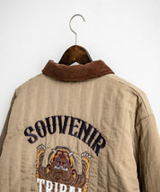 KRIFF MAYER クリフメイヤー スーベニア刺繍キルトコーチジャケット/ナイロンキルティングブルゾン 2515104 14884