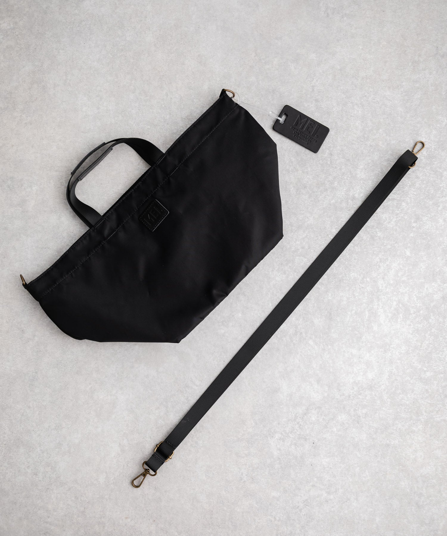 MEI TOTEBAG M ロゴプレート2WAYトートショルダーバッグ 16197