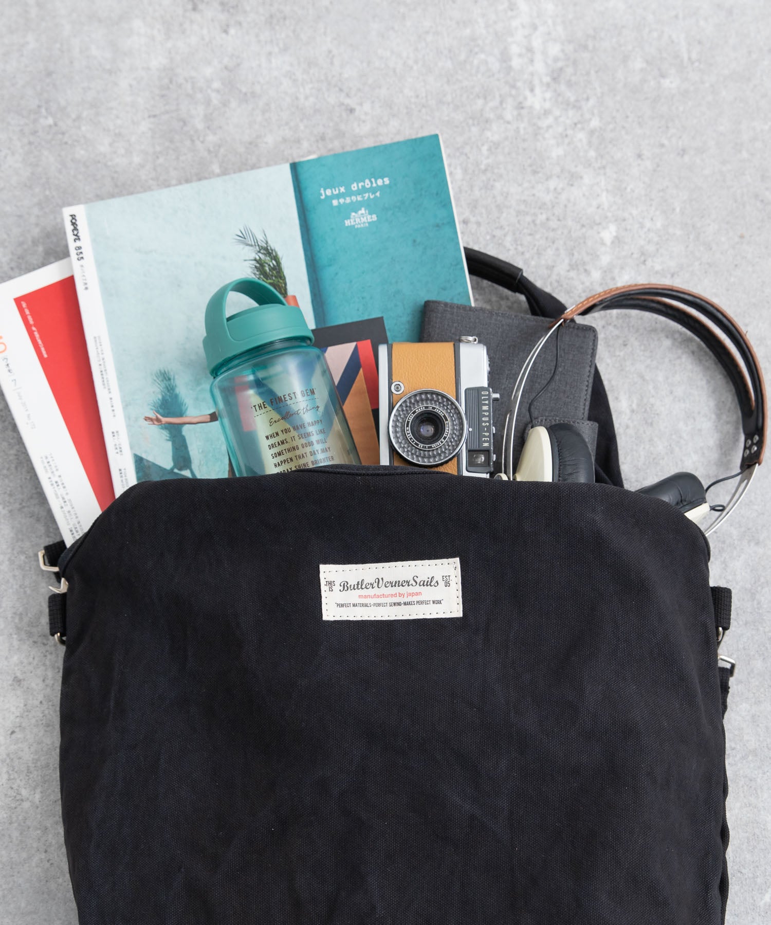 Butler Verner Sails バトラーバーナーセイルズ 日本製 国産反応染め2WAYショルダーバッグ JA-1473-3 6042