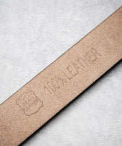 リアルレザー 本革 リングバックルベルト 15727