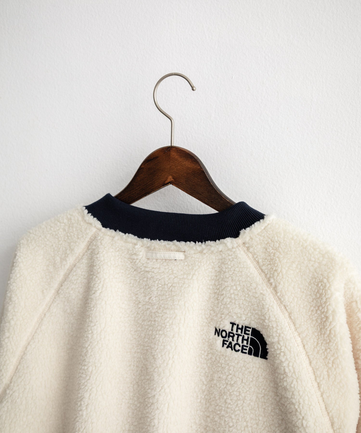 日本未展開モデル THE NORTH FACE ザ・ノースフェイス WHITE LABEL ホワイトレーベル VIVO FLEECE JACKET ロゴ刺繍シープボアフリースジャケット 15554