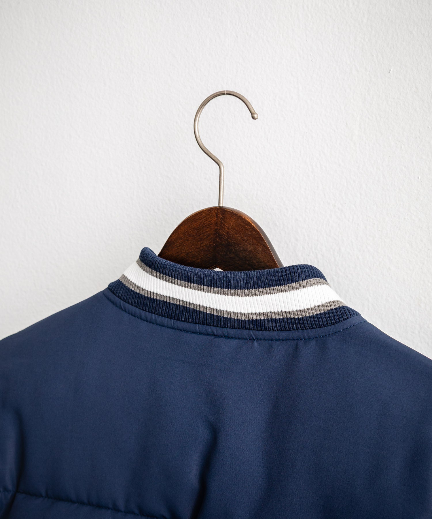 U.S. POLO ASSN. ユーエスポロアッスン PADDED VARSITY JACKET オーバーサイズワンポイントロゴ刺繍中綿スタジャン / 配色切替パデッドジャケット 14894