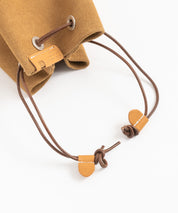 Butler Verner Sails バトラーバーナーセイルズ 日本製/国産 モールドレザー巾着スエードレザーショルダーバッグ JA-2685 11940