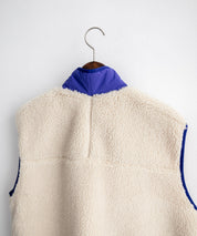 Patagonia パタゴニア M'S CLASSIC RETRO-X VEST クラシックレトロXフリースベスト/ワンポイントロゴ入り配色切替スタンドカラーフルジップボアベスト 16384