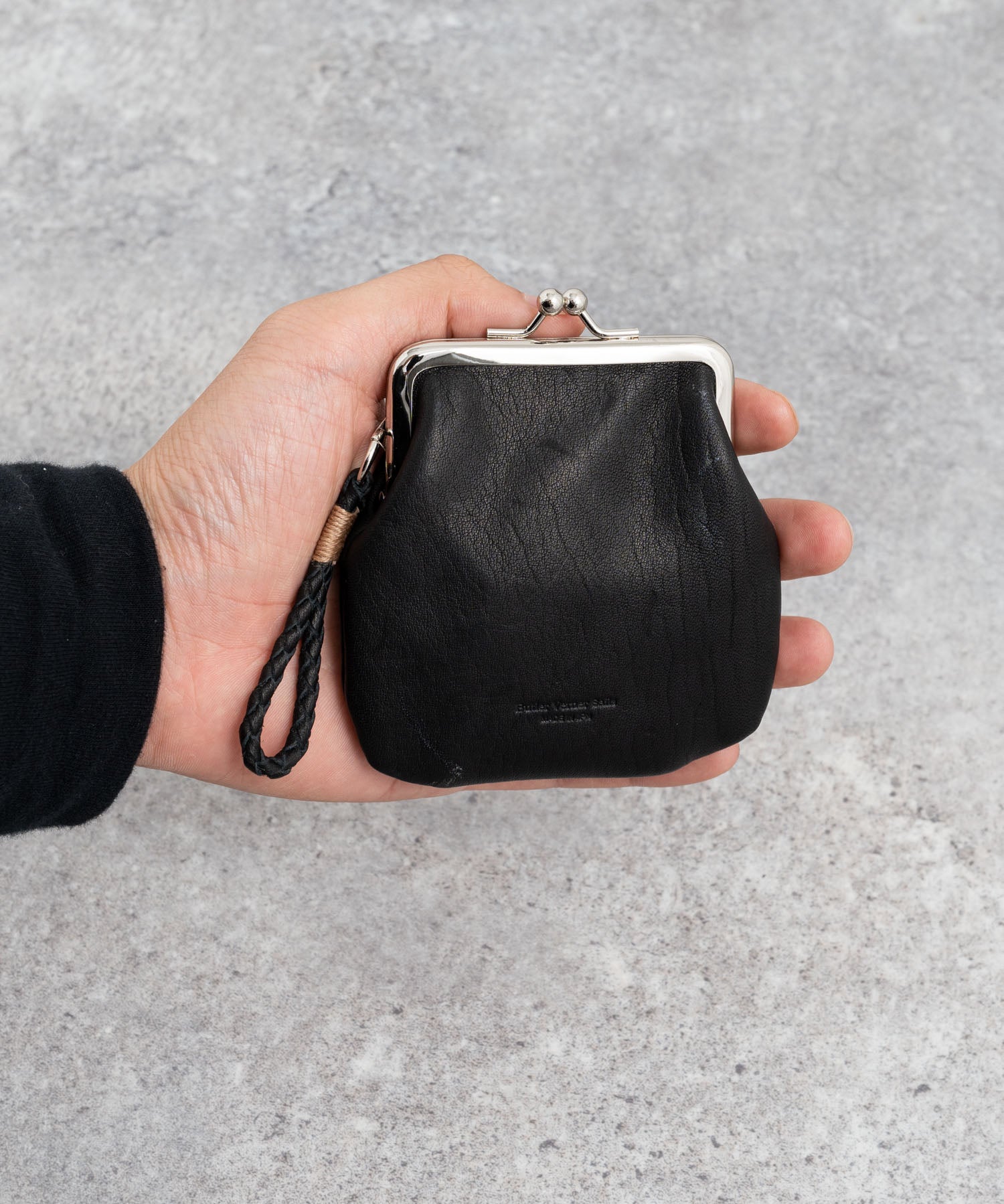 Butler Verner Sails バトラーバーナーセイルズ 日本製 国産ホースレザーがま口ミニウォレット JW-2715 12335